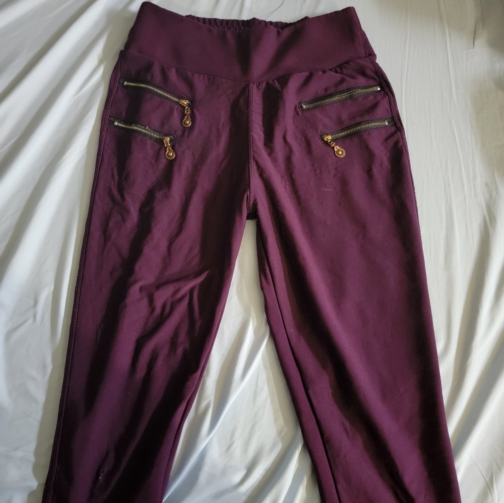 Purple jeggings